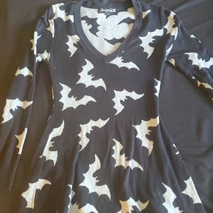 Sourpuss Bat Sweater Dress